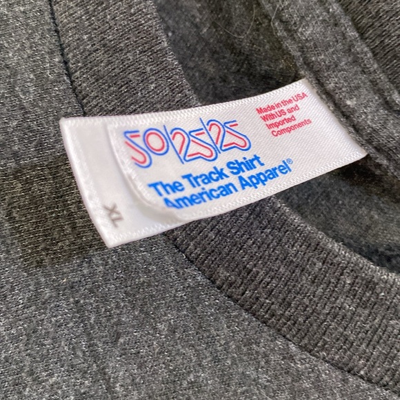 Women's T-Shirt TheTrackShirt/American Apparel XL Pre-owned/Very Good Condition - Picture 3 of 5